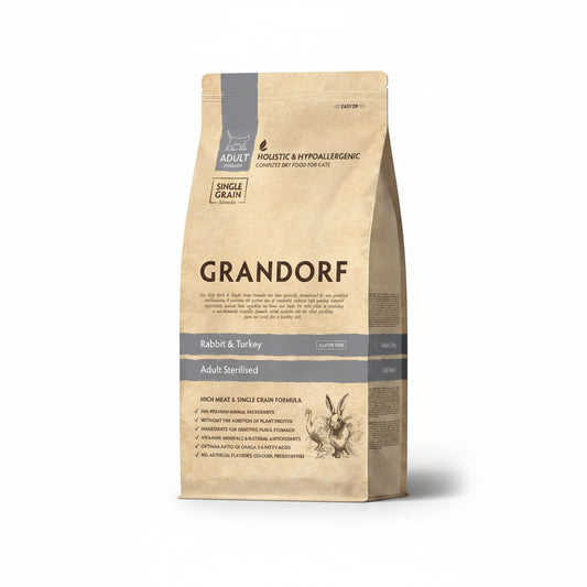 Grandorf Rabbit & Turkey - Adult Sterilized Cat 8kg