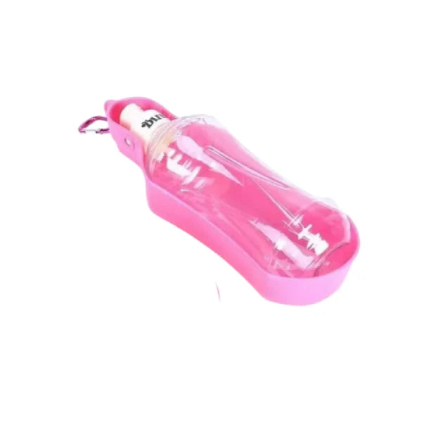 Portable Travel Water Bottle Dispenser - Pink (500ml)