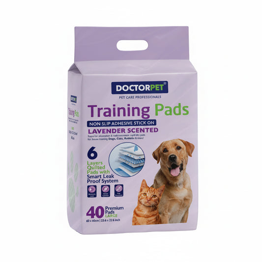 TRAINING PADS 60x60cm 40g with stick on Lavender