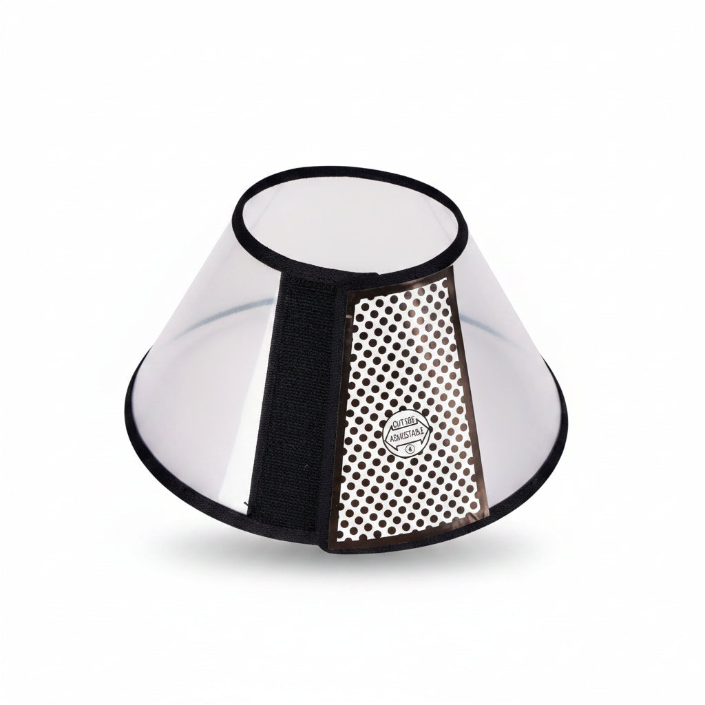 Pet Pal Black Elizabethan Pet Recovery Collar Small