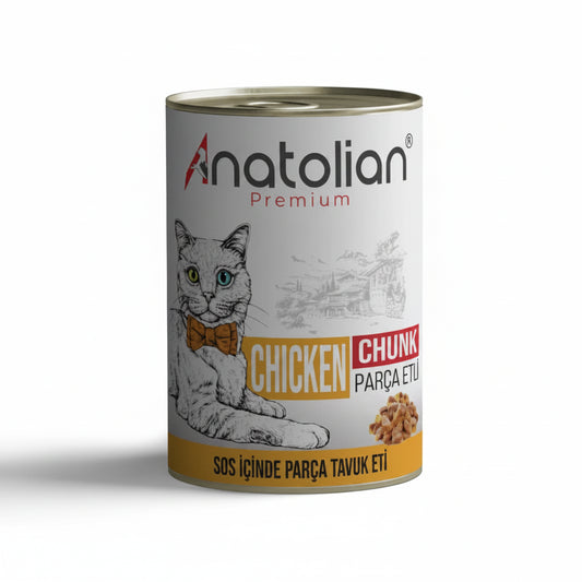 Anatolian Premium With Chicken Cat Wet Food For Adult Cats chunk 400 grm