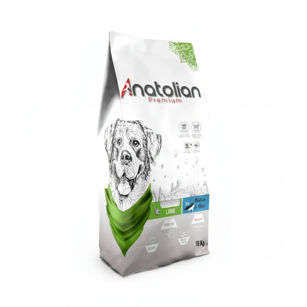 Anatolian Prernium With Lamb Meat Dog Food For Adult Dogs 18 kg
