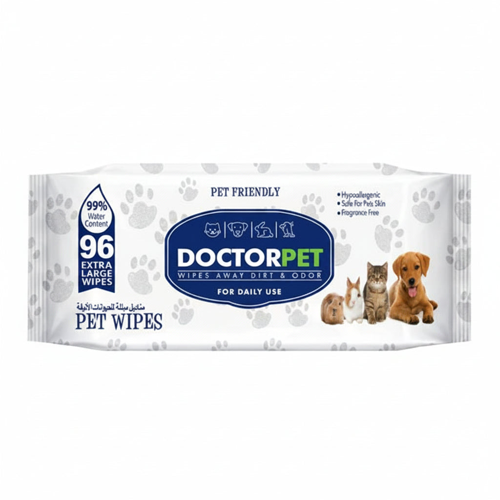 Pet Wipes Extra Large 96pc