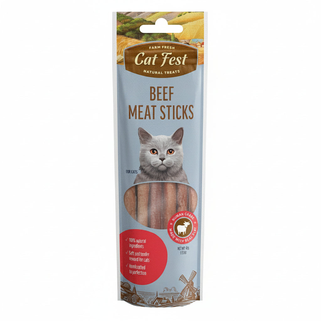 Meat sticks beef for cat (45g)