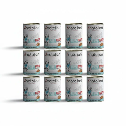 Anatolian Premium With Lamb Dog Food For Puppies chunk 400grm(12 pcs Set)-8684646785648