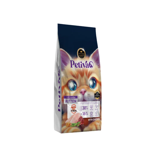 PETIVA CHICKEN KITTEN CAT FOOD 1,5 KG