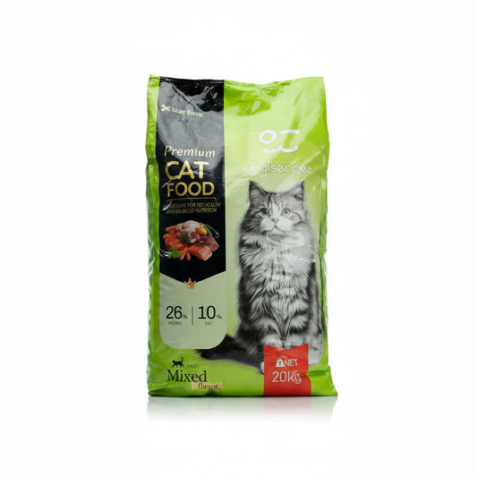 Haisenpet-Premium Cat Dry Food 20 Kg Mixed Flavor)