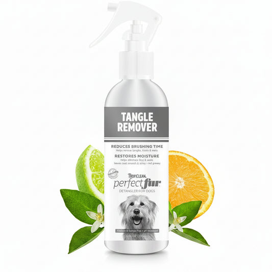 TROPICLEAN PERFECTFUR™ TANGLE REMOVER SPRAY REDUCES BRUSHING TIME – RESTORES MOISTURE