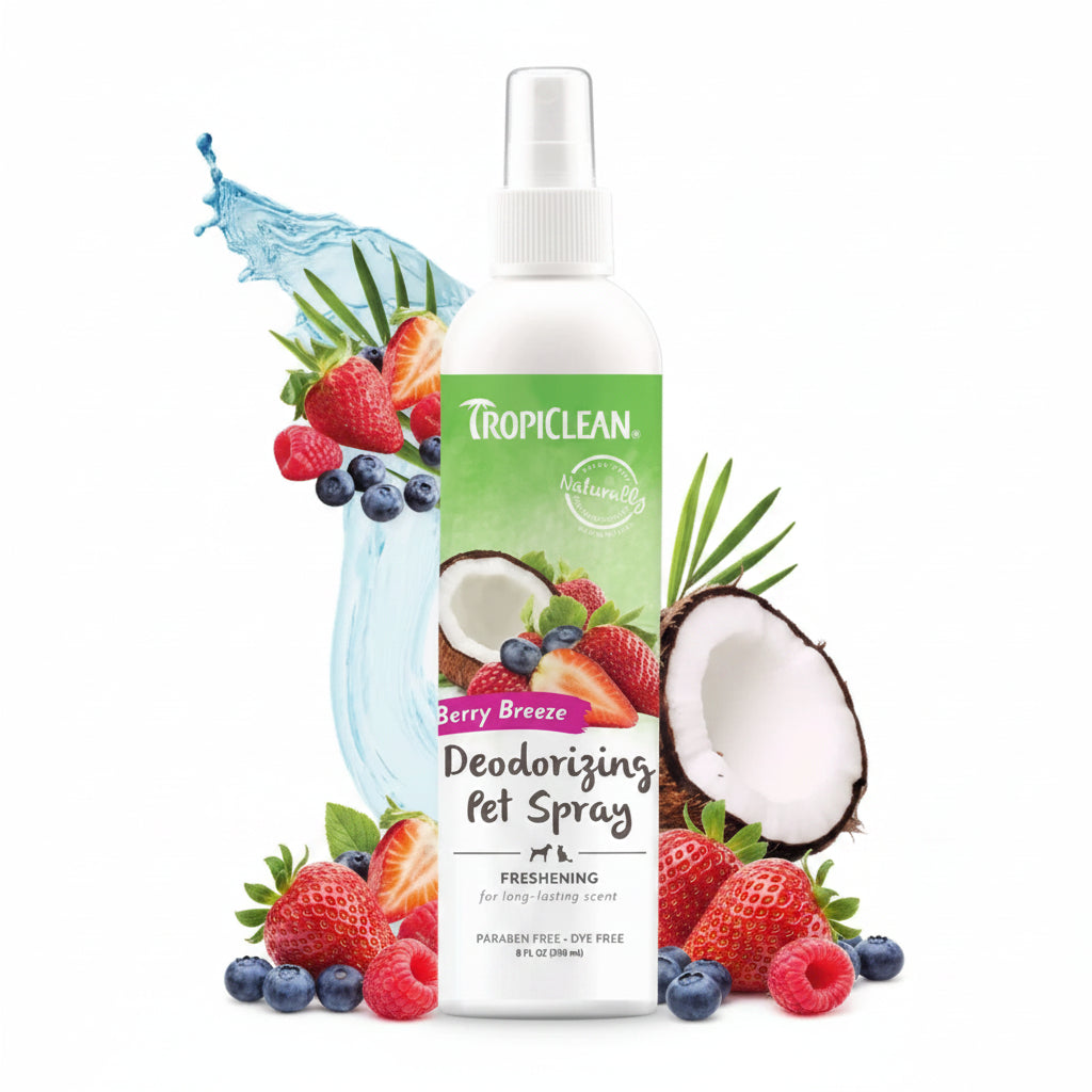 Tropiclean Pure Plum Deodorizing Pet Spray