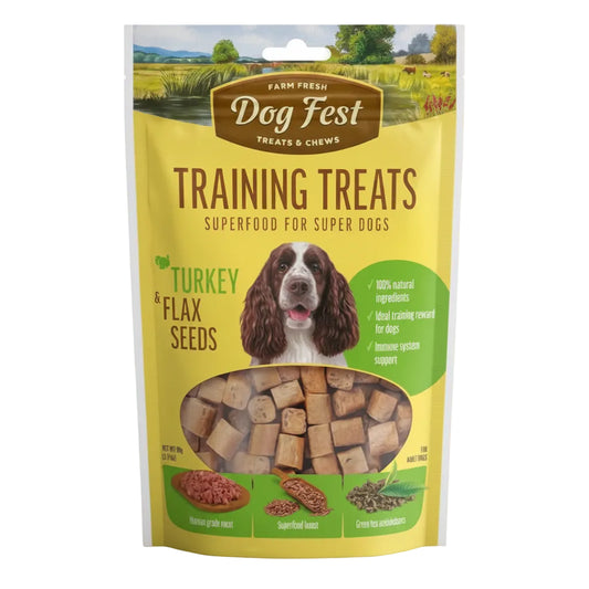 Training treats turkey & flax seeds (90g)