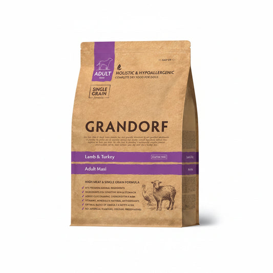 Grandorf Lamb & Turkey - Adult Maxi Breeds Dog 10kg