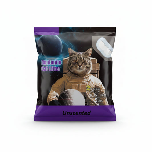 Bentonite Cat Litter Unscented 5l Easy Grip