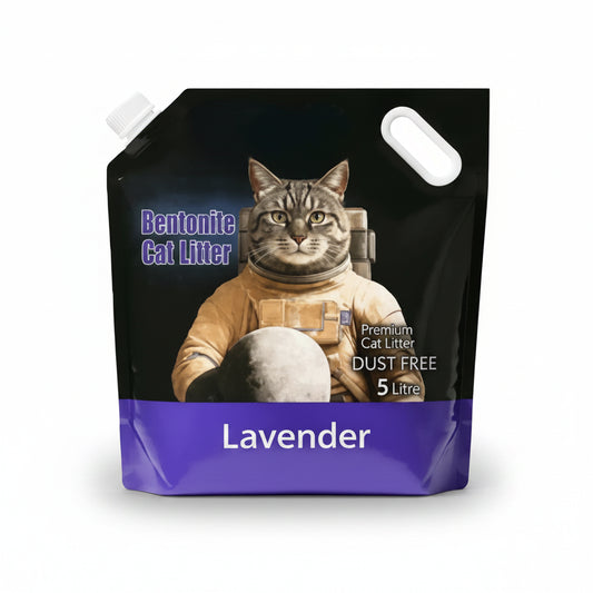 Bentonite Cat Litter Lavender 5l Easy Grip