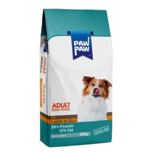 Paw Paw Adult Dog with Lamb & Rice, 20kg