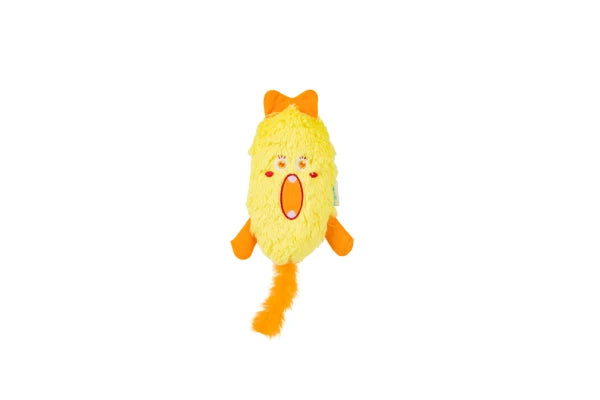 Cat Toy Demons With Catnip XL YELLOW 14x26,5cm