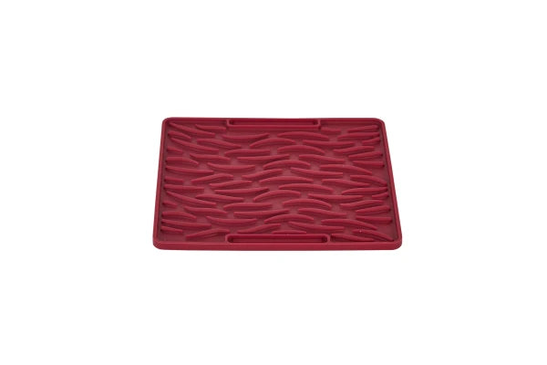 Smooth Mat Wave BORDEAUX 20 x 20 cm
