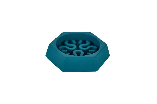 Bowl Fringe BLUE TEAL 21 x 18,5 x 4,5 cm