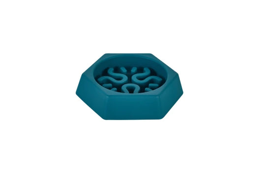 Bowl Fringe BLUE TEAL 21 x 18,5 x 4,5 cm