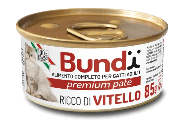 BUNDY CAT Patè with Veal 85g._x000D_