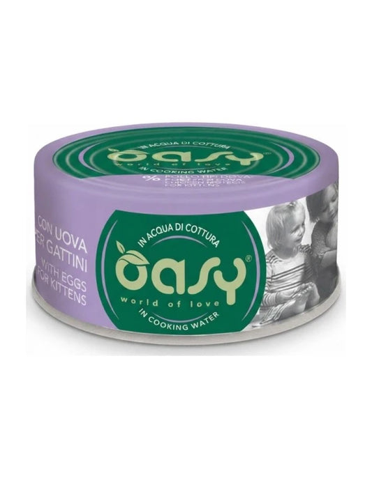 Oasy More Love Chicken with Eggs for Kittens 70g