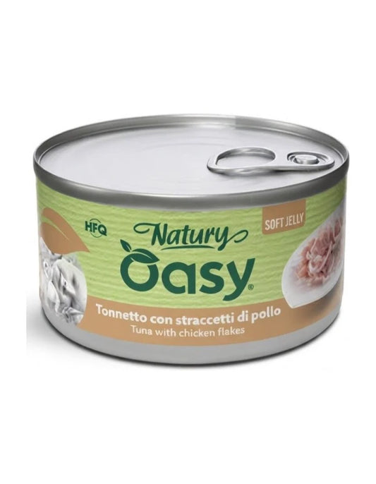 Oasy Soft Jelly Tuna with Chicken Flakes 85g