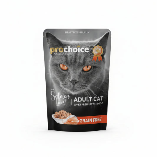 Prochoice Wet Food Salmon & Liver For Adult 85g
