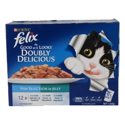 Purina Felix Adult Fish Selection in Jelly