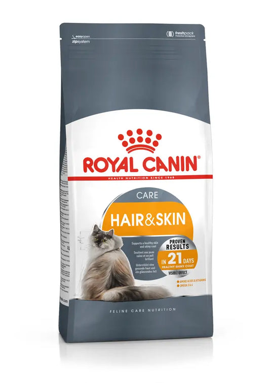 Hair And Skin Care Dry Food For adult Cats 2kg