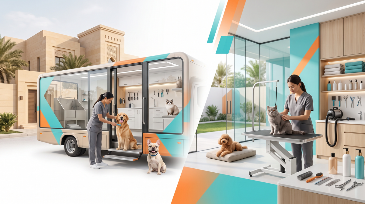Mobile Grooming Trucks vs. Traditional Clinics: Doorstep Care in Kuwait