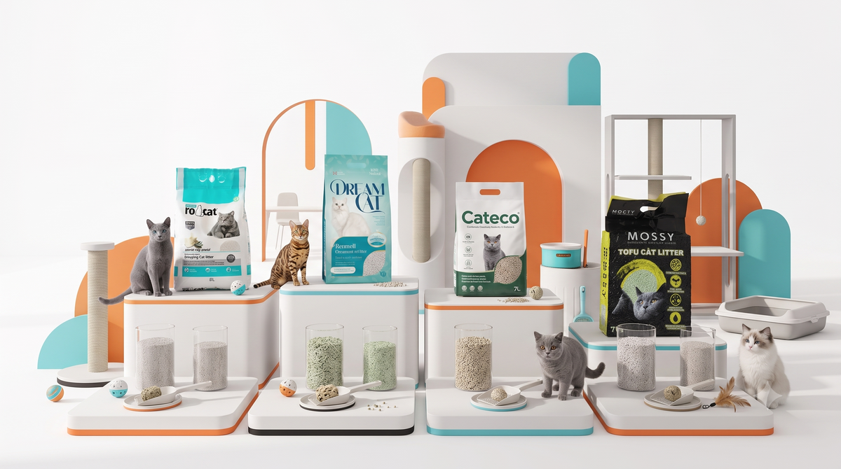 ROCAT vs. MOSSY vs. Cateco vs. DREAM CAT: Top Kuwait Cat Litter Brands Tested