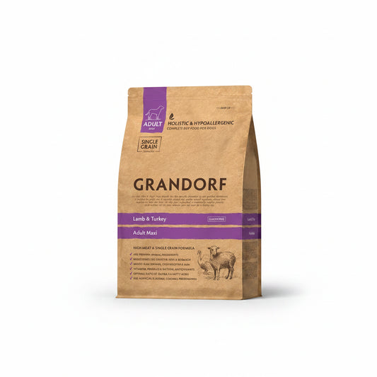 Grandorf Lamb & Turkey  -  Adult Maxi Breeds Dog 3kg