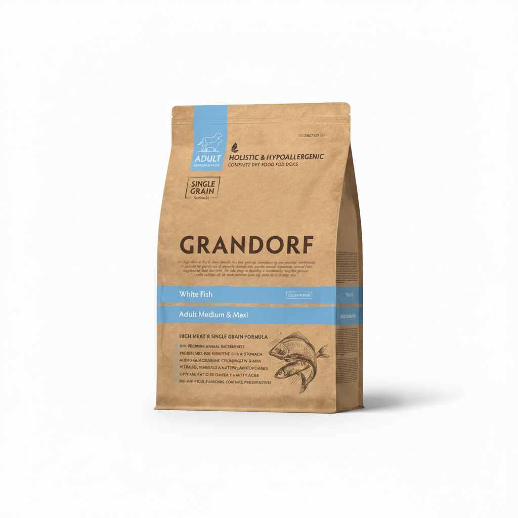 Grandorf White Fish  -   Adult Medium & Maxi Breeds Dog 1kg