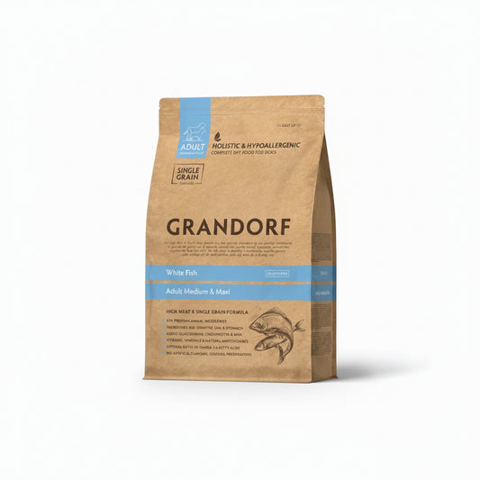 Grandorf White Fish  -   Adult Medium & Maxi Breeds Dog 1kg