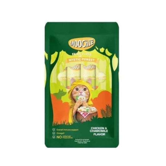 Moochie Fairy Puree - Chicken & Chamomile Flavor 5x15g