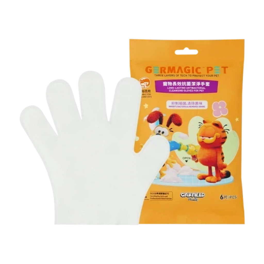 Long-lasting Antibacterial SPA Gloves For Cats & Dogs x 6 pcs