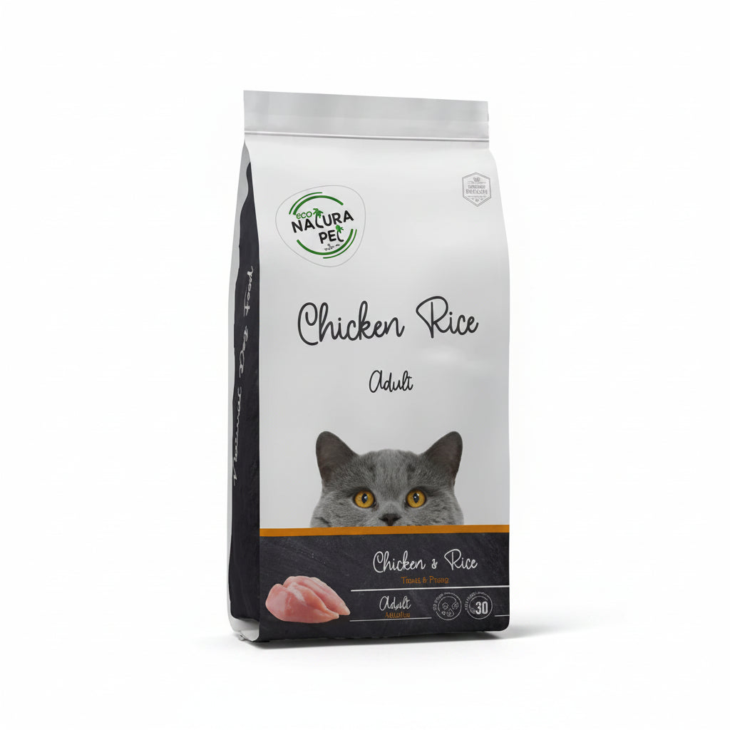 Eco Natura Pet Chicken & Rice Adult Cat Food 1.5 Kg