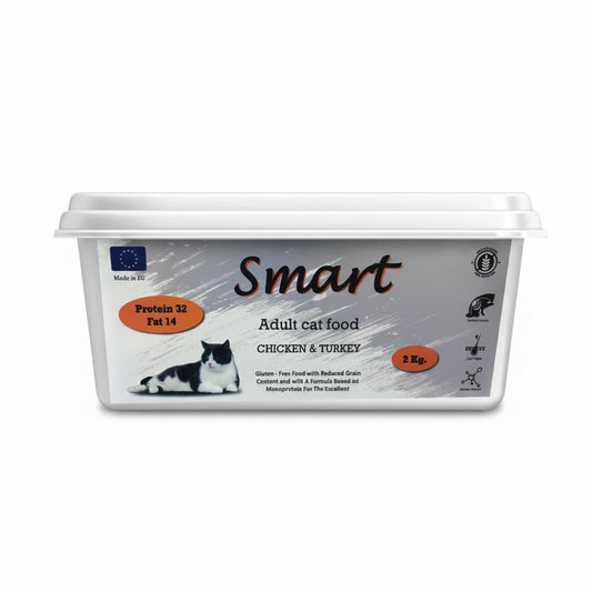 Smart Dry Food for Adult Chicken & Turkey 2kg