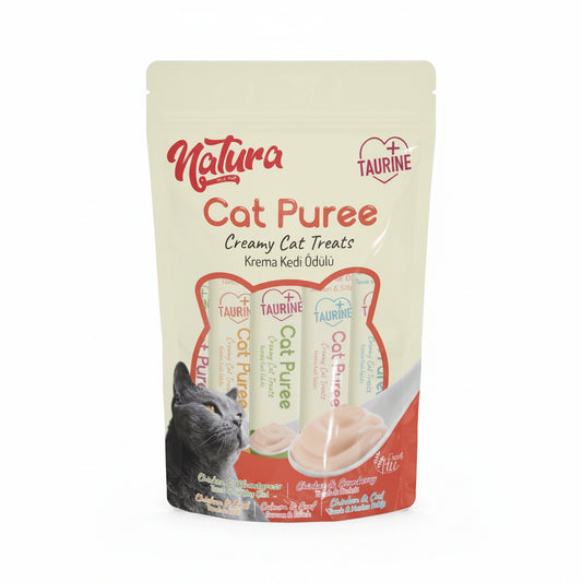 Natura Cat Puree Mix Fliver 5x12gr