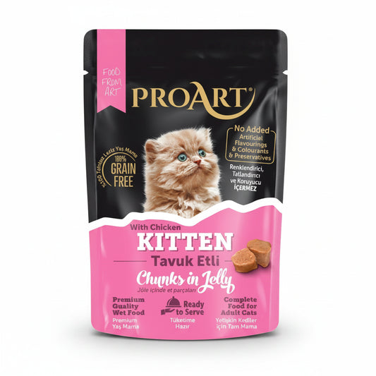 ProArt Kitten Wet Food Chicken in jelly 85g