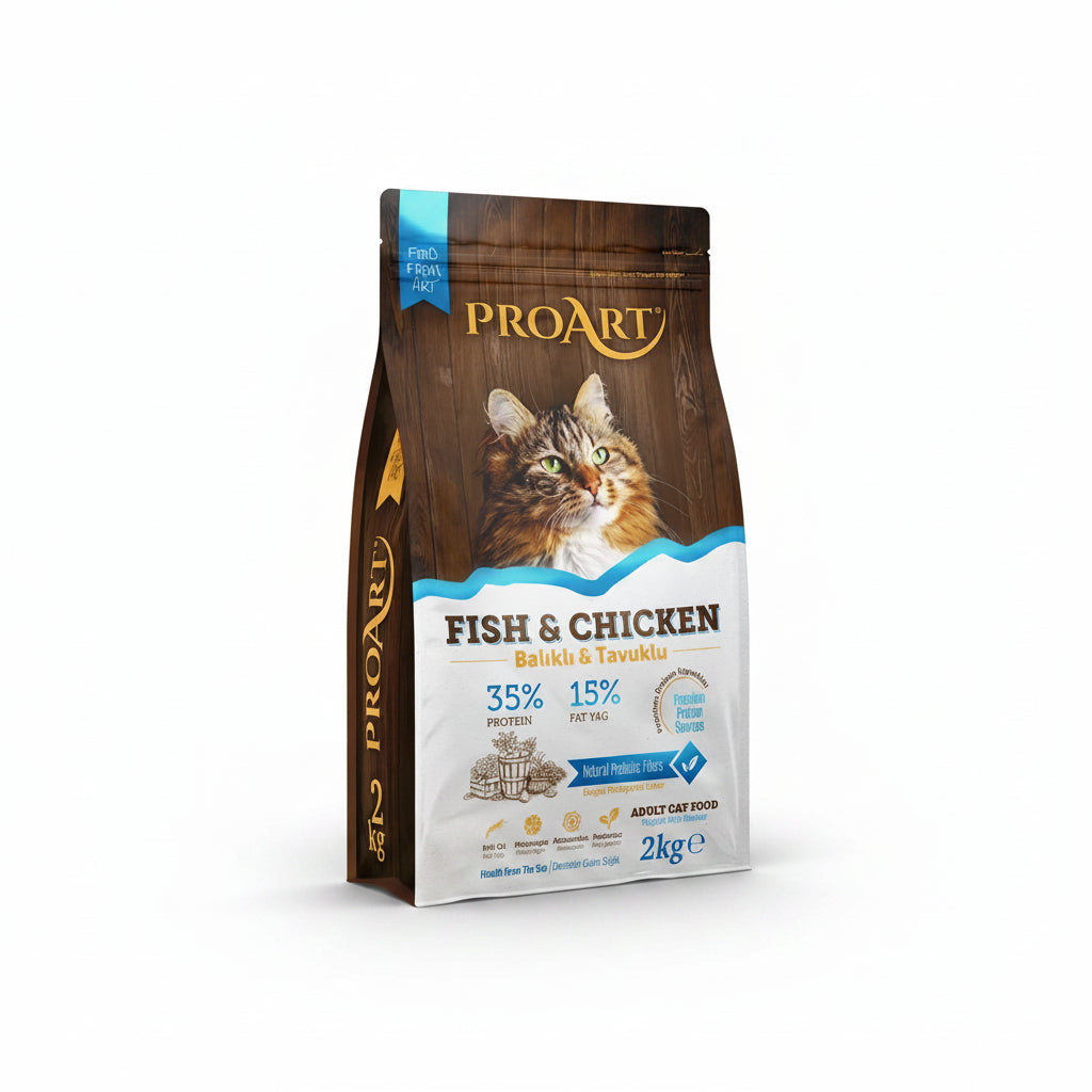 ProArt Adult Cat Dry Food Turkey & Chicken 2Kg