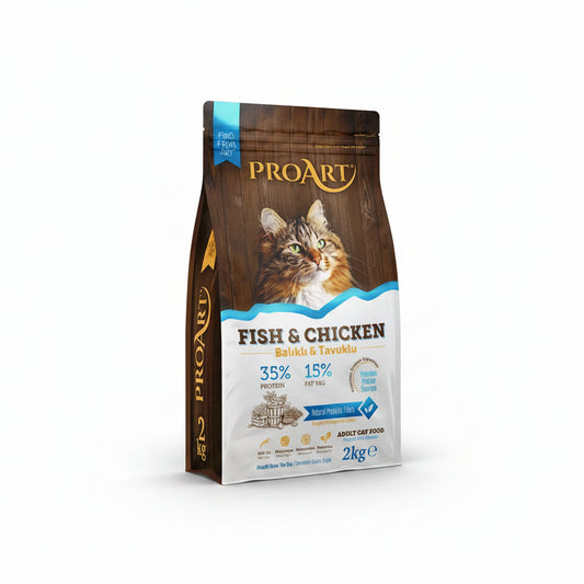 ProArt Adult Cat Dry Food Turkey & Chicken 2Kg