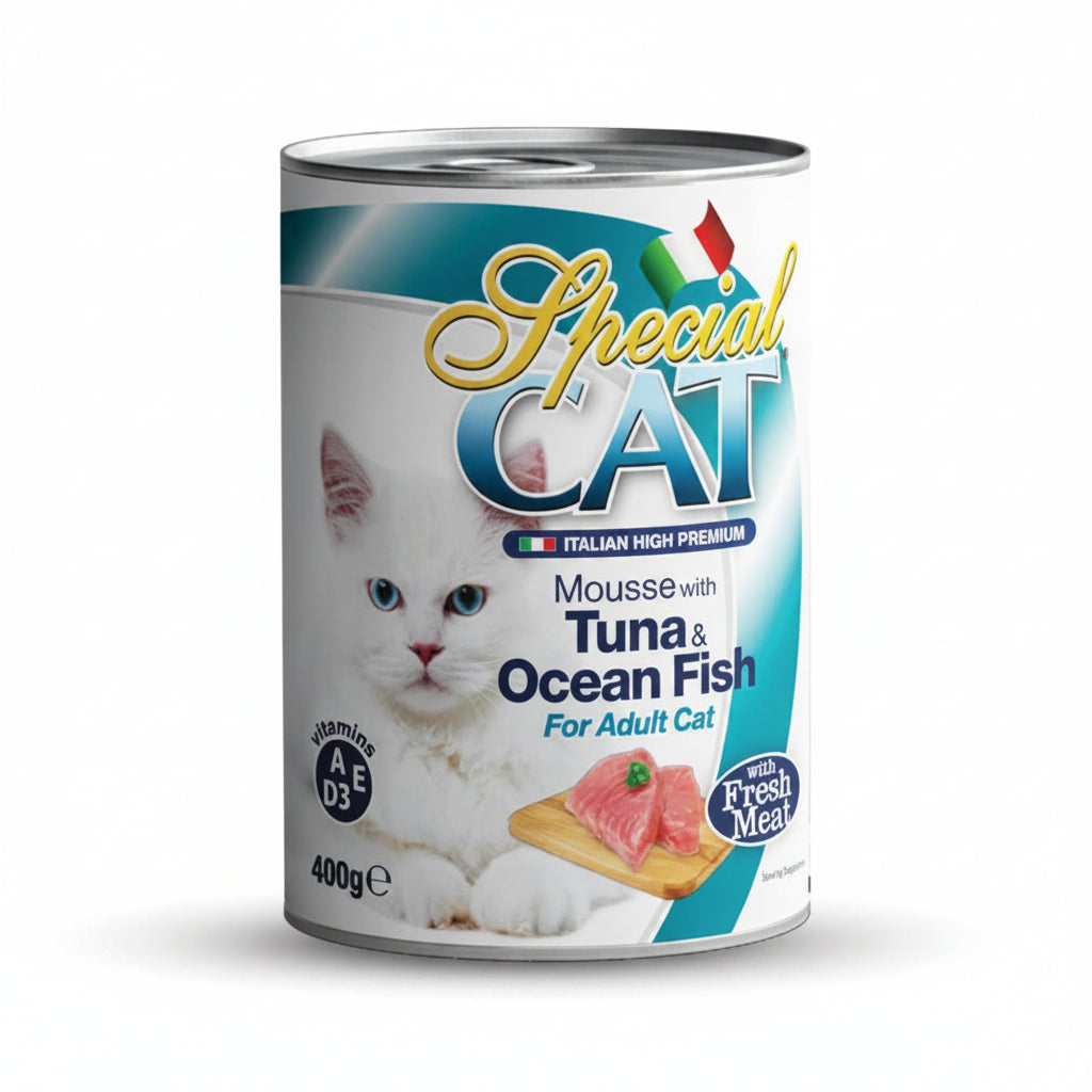 Special Cat Wet Food for Adult Cat Tuna and Ocean Fish Pate 400g