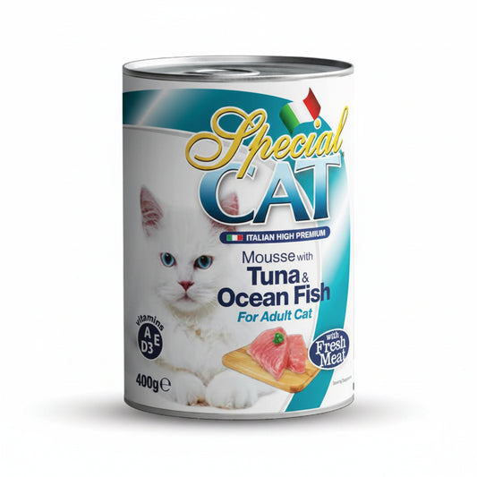 Special Cat Wet Food for Adult Cat Tuna and Ocean Fish Pate 400g