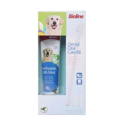 Bioline Dental Oral Care Kit with Mint Flavor