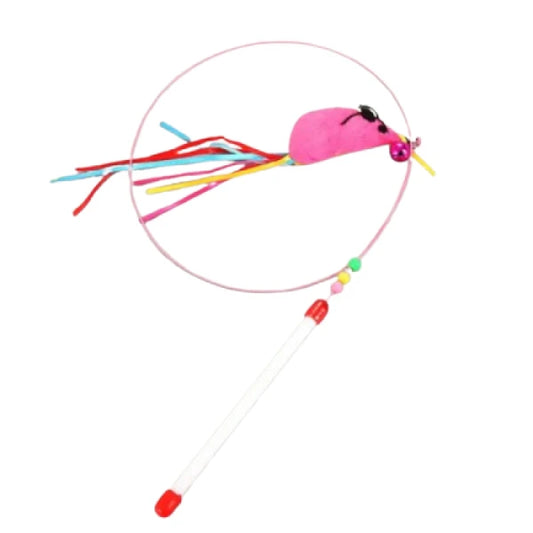 Pink Fish Cat Teaser Toy