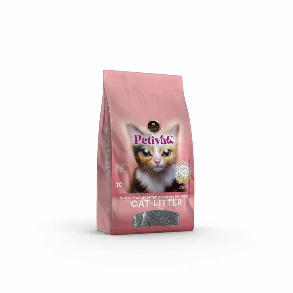 PETİVA Bentonit White SOAP Scented Cat Litter 10 L