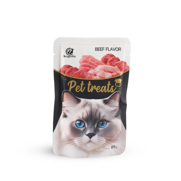 BesgerPet Cat wet Food Beef Flavor in jelly 85g