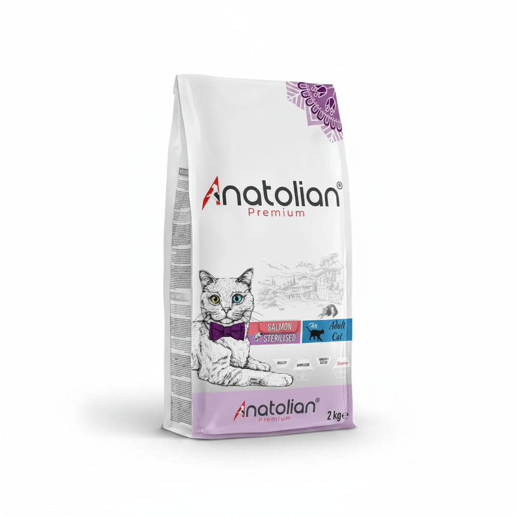 Anatolian Premium With Salmon Meat Cat Food For Neutered Adult Cats 2 kg