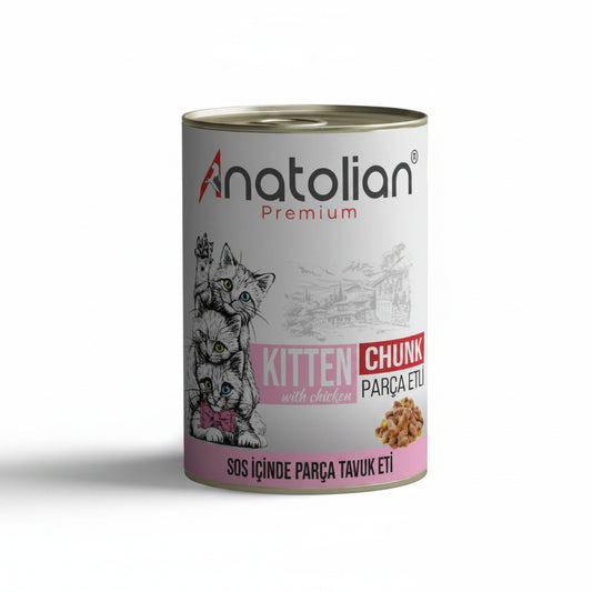 Anatolian Prernium With Chicken Meat Cat Wet Food For Kittens chunk 400 grm