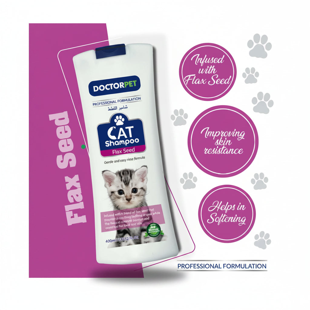 Cat Shampoo Flax Seed